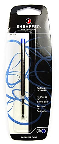 Sheaffer - Medium Ballpoint Pen Refill, “K” Style, Blue