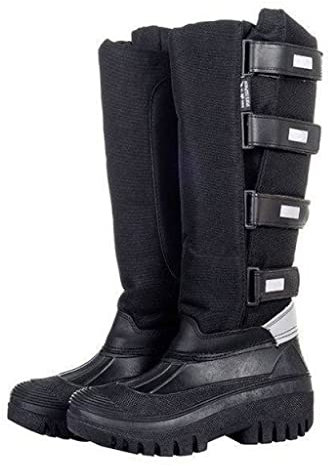 HKM SPORTS EQUIPMENT Hkm 5119 Winterhermostiefel Kodiak, Thermostiefel Winterstiefel Stiefel, Pantaloni Unisex-Adulto, Nero, 33 EU