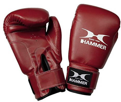 HAMMER Boxing Glove Fit - Red, 6 oz