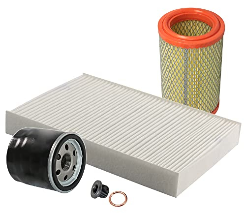 Inspektionspaket SET A 1x Ölfilter 1x Luftfilter 1x Innenraumfilter 1x Ölablass-Schraube 1x Dichtring für Ölablass-Schraube