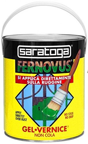 Vernice Gel Antiruggine Fernovus 2,5lt, Rosso positano Brillante