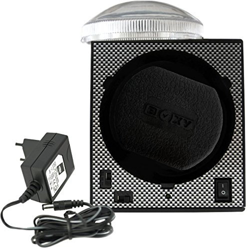 Uhrenbeweger Boxy Classic Carbon EDITION PRO1 mit Netzteil - neue Kollektion 2025