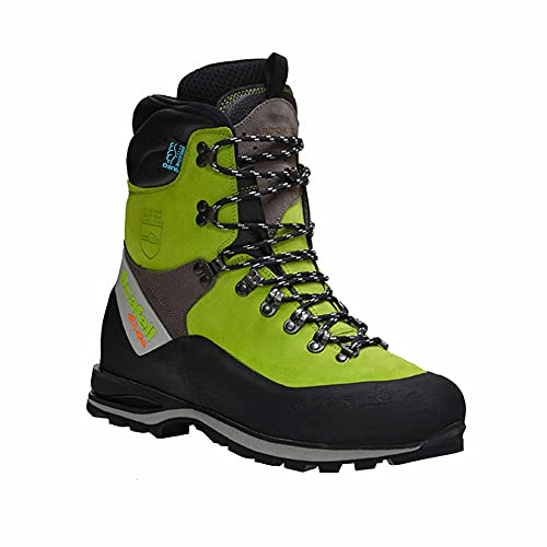ARBORTEC Scafell Lite Waterproof Chainsaw Boots Class 2 Lime Green Size 7 1/2