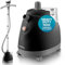 Steam & Go - Vaporizador de mano Rival para ropa, plegable vertical para cortinas, ropa de cama y tapicería, potente plancha de vapor de tela con colgador de poste ajustable y tanque desmontable