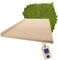 HOFMEISTER® Schneidebrett Holz, Küchenbrett, Brot- und Pizzabrett, Backunterlage, Arbeitsplatte Küche, Herdabdeckplatte aus Holz, 60 x 39 x 1,5 cm