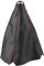 Fuelle para cambio de marchas, funda de cuero pu, guardapolvo, fuelle de cambio, negro