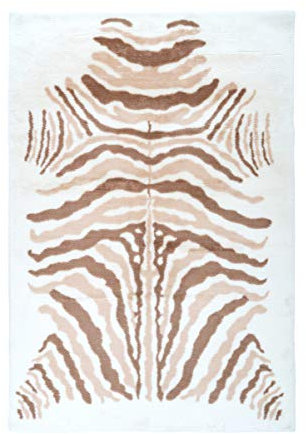 Arte Espina Teppich Rabbit Animal 400 Elfenbein/Taupe/Weiß, Größenauswahl:160 x 230 cm