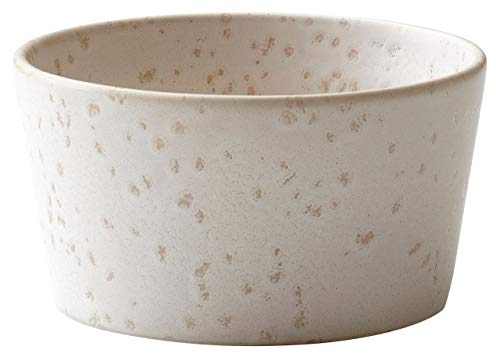 BITZ Plat en faïence uni sans ramequins Crème Ø 11 cm