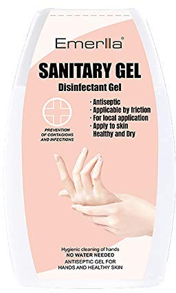 Gel Lavamani Igienizzante istantaneo Senza Acqua Stick,Prime alchool al 75% dispenser Elimina 99%,100ml