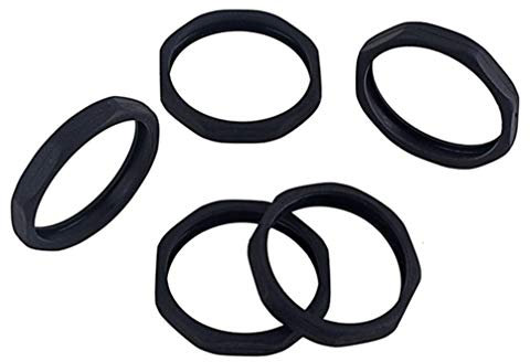 5 StüCk Mikrofon Anti-Rutsch Schutzringe, Verhindert Verrutschen Und Rollen, Ideal FüR Handmikrofone, Konferenzen, Ktv, BüHnenauftritte, Schwarz