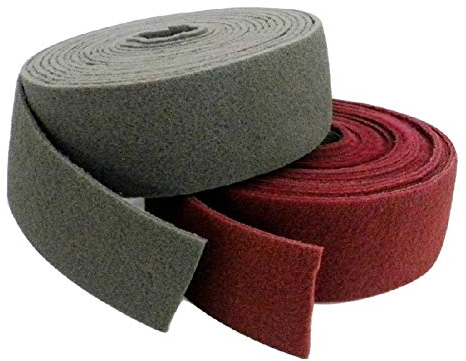 Éponge abrasive grain fin en rouleau de 115 x 10 m pour cartilage professionnel abrasif voiture moto (grain fin, 1 rouleau)