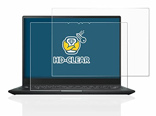 BROTECT Schutzfolie für ASUS Rog Flow X13 2022 Displayschutz Folie Made in Germany, Ultra-Klar