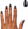 120Pcs Short False Nails Black Oval Press on Nails Acrylic Full Cover Artificial Fake Nail Tips