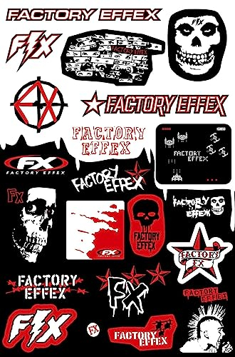 Fox Factory Effex One Industries Aufkleber – Motorradaufkleber – Quad-Aufkleber – Motocross-Aufkleber – für Motorräder, Autos, Helme, Computer-Notebooks und andere Artikel (15)