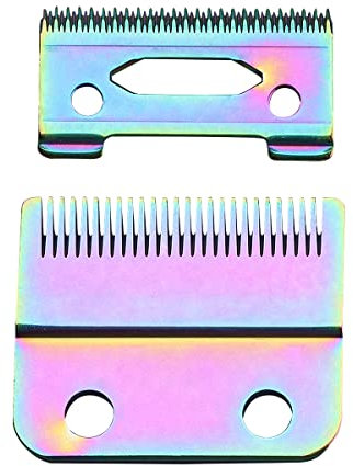 VRMETA Lames de rechange professionnelles pour tondeuse Wahl 5-Star Senior Magic Clip compatible avec 8148, 8504, 1919, 2241, 2240, 8591 (couleur)