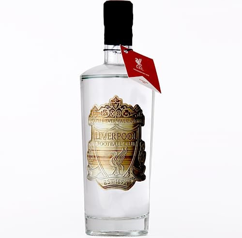 Official Liverpool FC Gin for Men & Women, Premium LFC Gift for Reds Football Fans, Crystal Club Edition, Passionate Reds Supporters - 70 cl Alcohol