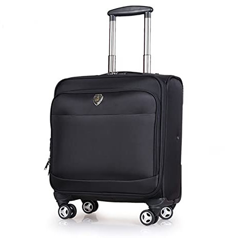 Laptoptasche auf Rädern für Hartschale, gepolsterte Laptoptasche auf 4 Rädern, passend für Trolley, Business-Handgepäckkoffer (Farbe: G, Größe: 39 x 19 x 38 cm)