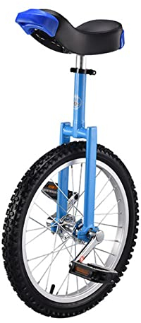 WENNEWU Einrad Einstellbarer Sitz Fahrrad Trainieren Passen Sie Erwachsene Kinder Outdoor -Sportfitnessübungen,Blau,24in
