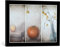 kunst für alle Bild mit Bilder-Rahmen: Delphine Devos Antwort Juli Triptychon - dekorativer Kunstdruck, hochwertig gerahmt, 60x40 cm, Schwarz matt