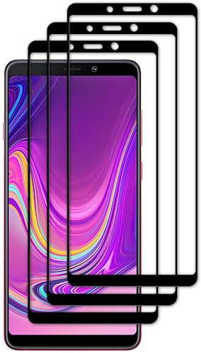 Tzstz 3 Stück Screen Protector, for Samsung Galaxy A9 (2018),9H Hardness, Anti Scratch, Samsung Galaxy A9 (2018) Schutzfolie aus gehärtetem Glas