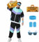 Pomzio 80 Jahre Outfit Herren 90er Trainingsanzug Kostüm 80er Jahre Sport Outfit Herren Fasching Jogginganzug Retro Anzug Herren 80er Newkids Kostüm Karneval Party Kostüme Männer