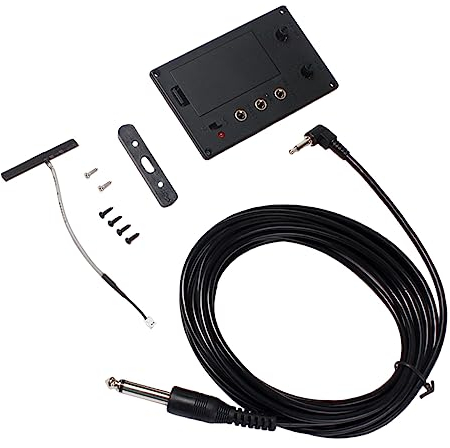 SAFIGLE 1satz Violin Equalizer Eq Mit Silent Pickup Und Kabel Leichtes Zubehör Geigen Geräuschunterdrückung Verstellbare Klangregelung Und Tragbar Für Jede Bühne