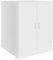 Gecheer Mueble para lavadora, moderno, de aglomerado, blanco, 71 x 71,5 x 91,5 cm, mueble para lavadora con puertas, armario para lavadora moderno