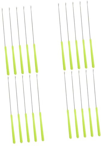 DIYEAH 20 Stk Häkeln Werkzeug Stricknadeln Pullover-zopfnadel Hausbedarf Häkelsets Teppichwebnadeln Perückenzopfnadel Strickhaken Flechten Plastik Kunststoff-griff