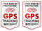 Qaziuy GPS Tracking Aufkleber,GPS Tracking Alarm Sticker mit Schutzlaminat Selbstklebende GPS Aufkleber Weiß für Fahrrad, Motorrad und Auto - Diebstahlschutz