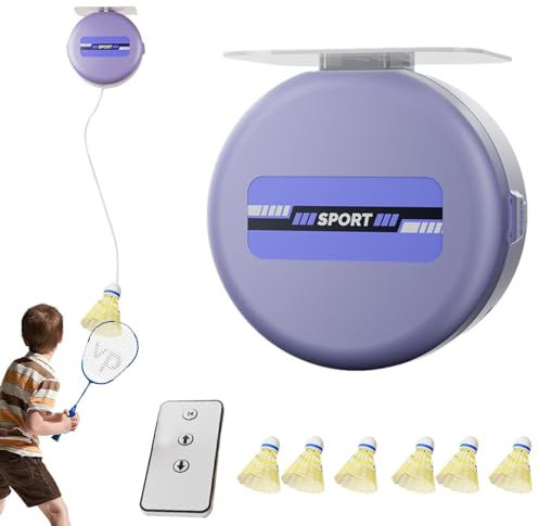 Badminton-Trainingswerkzeug – verstellbarer Badminton-Trainer | Badminton-Rebound-Trainingswerkzeug für Kinder, Badminton-Solo-Trainingswerkzeug, verstellbares Badminton-Trainingswerkzeug