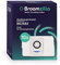 Broomzilla 10 Stück Staubbeutel für Ecovacs Deebot X1 Omni / X1 e Omni / T20 Omni / T20e Omni Saugroboter Absaugstation, 3,25L FassungsvermögenStaubsaugerbeutel Ersatzteile
