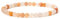 Landorilo Naturstein Perlen Heilstein Armband aus 4mm Runde Steinperlen, Yoga Armbänder für Damen Herren, Glücksarmband, Exquisite Geschenke, Ersatzperlen Inklusive(R Pink Opal)