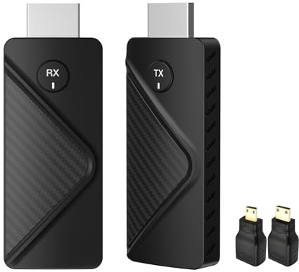 eppfun Wireless Trasmettitore Ricevitore HDMI 1080P, per lo streaming di file audio e video HD da un laptop a un TV o un Proiettore