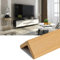 IMUNKT Holz Eckschutzprofil Länge: 80/100/120cm Winkelschutz Treppenkante Profil Kantenschutz Für Wände Haus Küche Büro Wand Eckleiste(Oak,80cm/32'')