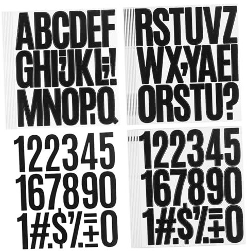 ABOOFAN 24blätter Buchstabenaufkleber Alphabetische Aufkleber Vinyl Buchstaben Aufkleber