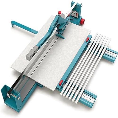 HmLotd Fliesenschneider, Keramikschneidemaschine, abnehmbare dreieckige Unterlage, Gleitlager, verdickte, rutschfeste Basis aus Vollgummi für präzises Schneiden von Fliesen