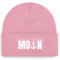 Moin Beanie Mütze mit Anker-Design – Wintermütze für Damen und Herren, Unisex Strickmütze (DE/NL/SE/PL, Alphanumerisch, Einheitsgröße, Rosa/Weiß)