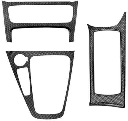 Schalttafelverkleidung Carbon Faser Farbe Innere Getriebe Shift Panel Abdeckung Trim Aufkleber Für Ford Für Focus 3 MK3 2015 2016 2017 2018 LHD Autokonsolenverkleidung