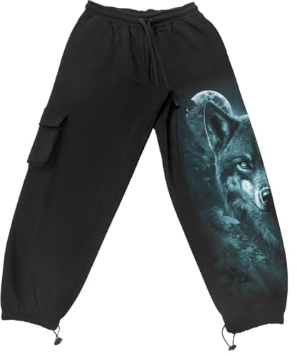 Spiral Forest Guardians - Casual Cargo Joggers Männer Trainingshose schwarz