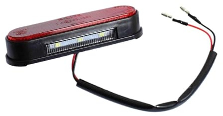Motorcycle rear stop Light Universal Motorcycle License Plate Reflector Tail Tidy Number Light Safety Reflective Applicable Assembly Accessories