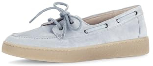 Gabor Damen Mokassins, Frauen Slipper, Mokassins,Lady,Ladies,Women's,Woman,Slip-ons,Halbschuhe,Slides,Schlupfschuhe,Loafer,Sky,42 EU / 8 UK