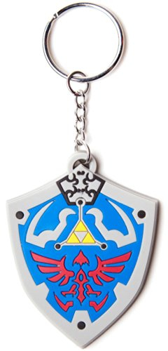 Legend of Zelda porte-clés caoutchouc Hyrulian Crest 7 cm