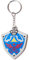 Legend of Zelda porte-clés caoutchouc Hyrulian Crest 7 cm