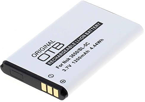 Akku für AVM FRITZ!Fon C6 /A051, Nokia BL-5CB (1200mAh/4,44Wh / Li-Ion)