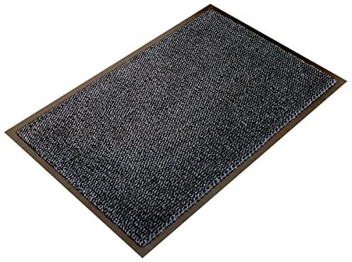 Doortex Ultimat, Grey Indoor Entrance Mat, Grey Doormat 60 x 90 cm (FR46090ULTGR)