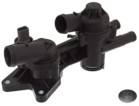 febi bilstein 45080 Thermostat mit Gehäuse, Dichtung und Temperaturschalter, 1 Stück