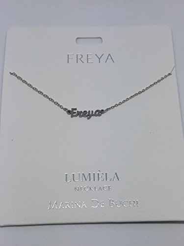 Freya benannt lumeila Halskette Marina de Buchi Silber Farbe von Sterling effectz