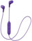 JVC Gumy Plus Wireless Bluetooth In Ear Headphones Earphones with Bass Boost, Comfortable Earbuds and Built In Mic and Remote for Call Handling, Violet