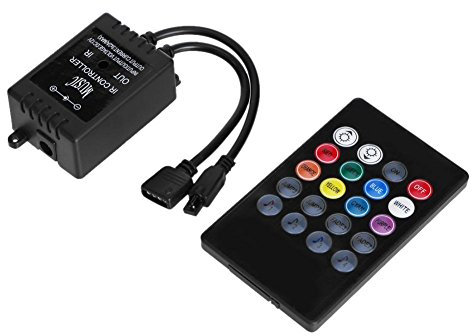 Amazingdeal 20 Keys Music IR controller Sound sensore telecomando for RGB LED striscia