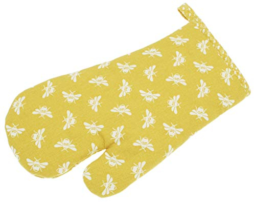 Walton & Co - Bumblebee Ochre 100% Cotton Gauntlet/Oven Glove